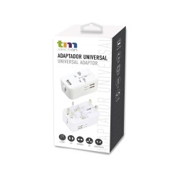 Adaptador Universal Con 2 USB 2.4A TME