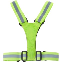 Chaleco reflectante con luz led frontal