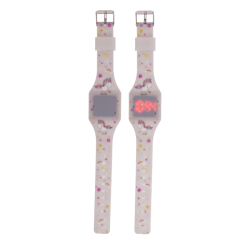 RELOJ DIGITAL INFANTIL  UNICORNIOS