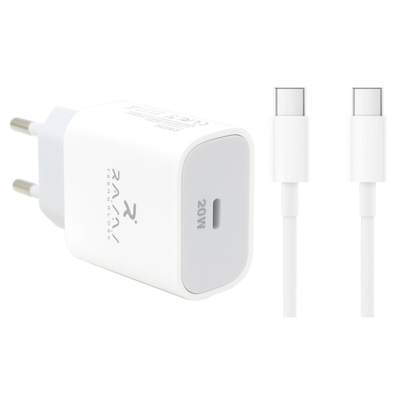 Cargador ultra rápido QC3.0-PD20W TIPO C