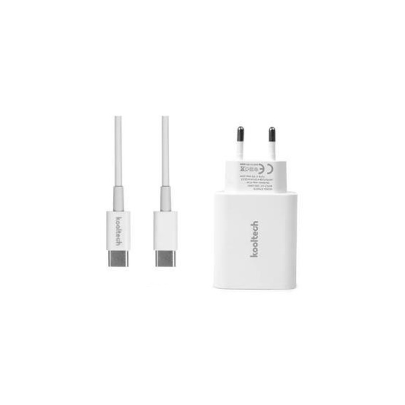 Cargador rápido 3.0 A PD22W Tipo C y puerto USB con cable Tipo C