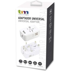 Adaptador enchufe universal TMUAD019