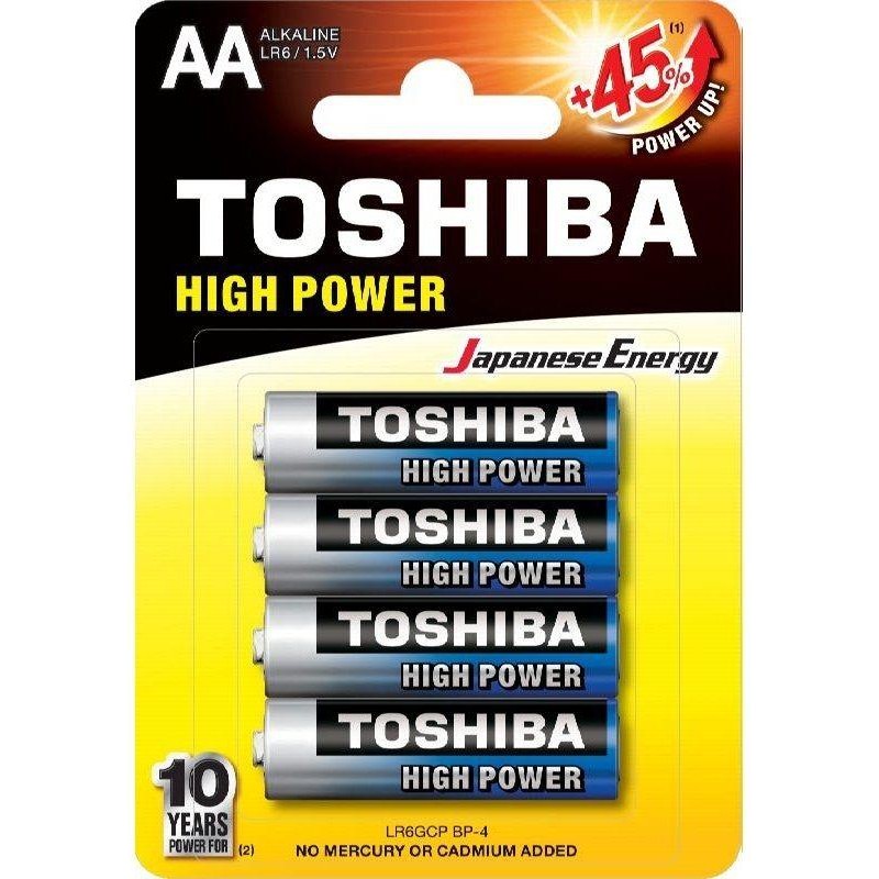 Alcalina High Power ( LR-6 AA ) TOSHIBA