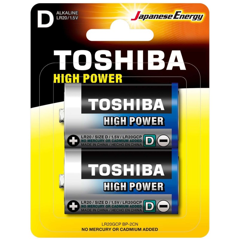 Alcalina High Power ( LR-20 D ) TOSHIBA
