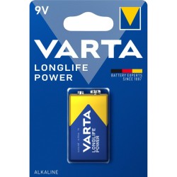 Alcalina High Power ( 9V-6LR61 ) VARTA