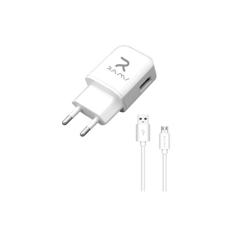 Cargador RS-AC212 + Cable tipo Micro USB - 2,1A